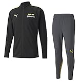 PUMA BVB Borussia Dortmund Trainingsanzug 21/22 schwarz dunkelgrau Kinder Gr 128