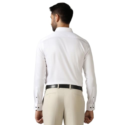 Image of blackberrys Men Non Iron Shirt with Smooth Finish, Full Sleeves and Balanced Tailoring | Suitable for Office Styling, Workplace Dressing and Professional Settings
