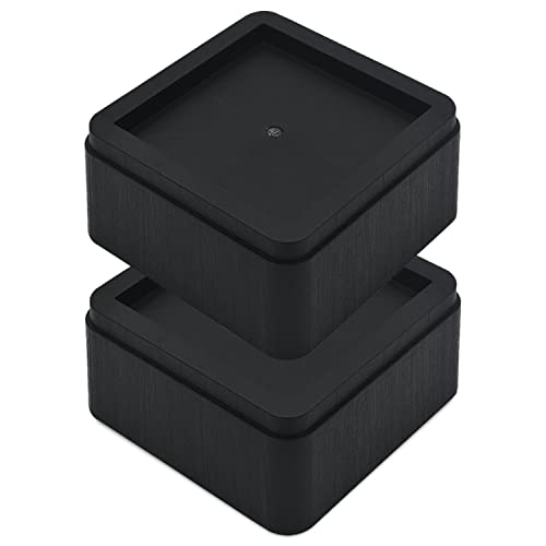 Aspeike 3 Inch Bed Riser 4 Pack Stackable Square Furniture Risers Heavy Duty Bed Raising Blocks Fits 5.5 Inch Wide Bed, Sofa, Chairs Or Couches Post - Bed Lifts Supports Up To 4,400 Lbs #TOP3