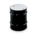 Skolnik Carbon Steel Drums - Closed-Head Drums - 30-Gal. Capacity - Black