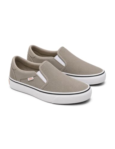 Image of Vans Mens Asher Deluxe Slip-on Shoe | Comfortable Sneakers for Fashion, Walking & Everyday Wear