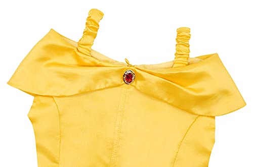 AmzBarley Bambina Principessa Belle Vestito Festa