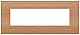 VIMAR SERIE Arke – Rahmen Classic 7 Module Holz Larice