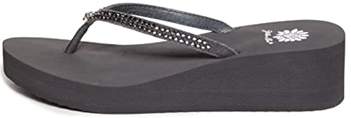 Yellow Box Women's Custard Wedge Flip Flop2