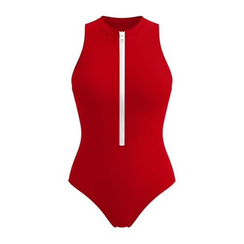 Bañador mujer una pieza cómodo traje de baño elegante sin mangas estilo triangular 2