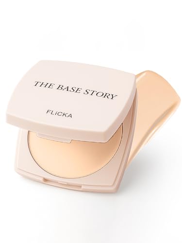 Image of FLiCKA The Base Story Cream Foundation for Face Makeup 8.5gm | Medium to High Coverage | Waterproof & Long Lasting | Smooth & Matte Finish with SPF | All Skin Types | 0.6 Light