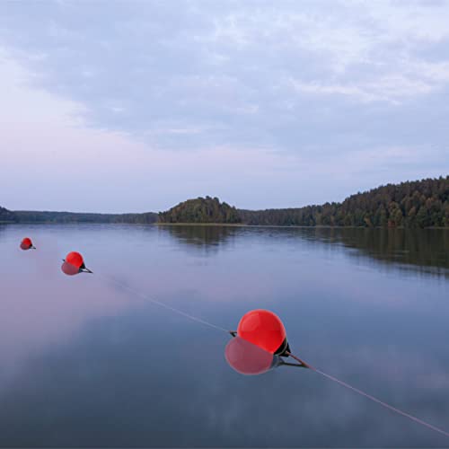 BISupply Round Boat Bumpers for Docking 2pk - Inflatable Fender Boat Guard Dock Edge Bumper Ball Mooring Buoy Float