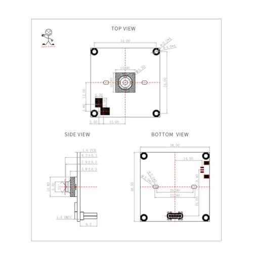 Webcam USB 20MP à haute résolution 5344x4016 pour streaming et visioconférence