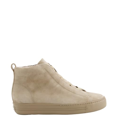 Baskets pour femme Paul Green chaussure confort en cuir daim beige