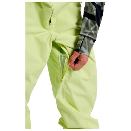 Pantalon de ski Burton Reserve jaune double couche haut de gamme