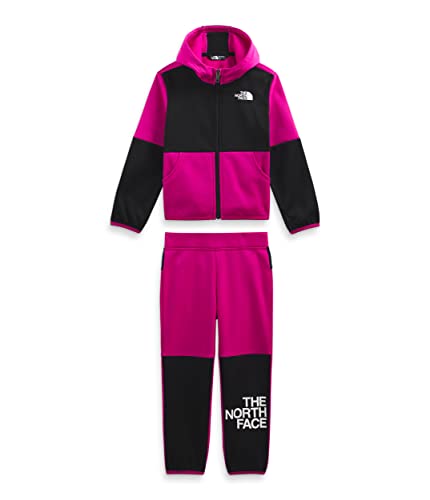 Ensemble chaud hiver tout-petit vêtement neige rose fuchsia 2 ans