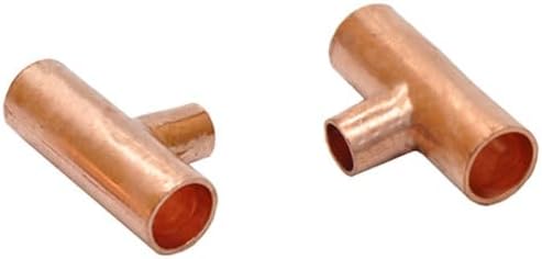 Copper Pipe Fitting Reducing Tee Type Welding Tube Connector 3 Ways(32-28.6-32)