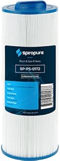 SpiroPure Replacement for Cal Spa FIL50-5D13H15FCT FIL11100208 Pleatco PWW50L Unicel 4CH-949 Filbur FC-0172 Waterway 817-4050 Baleen AK-90091 Hot Tub Spa Pool Filter Replacement Cartridge