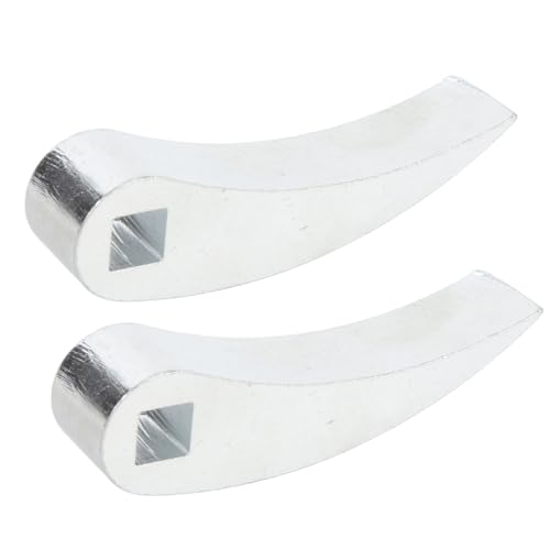 2 Têtes D'adaptateur de Barre de Levier Robustes, Outil Professionnel, Multifonctionnel, Acier CRV, 3,54 X 0,98 Pouces, pour le Démontage par Levier, avec une Taille de 9 X 2,5 Cm
