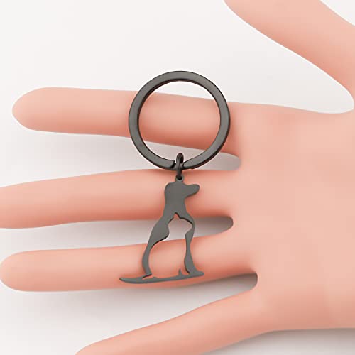 BNQL Dog Cat Keychain Pet Pendant Jewelry for Animal Lover Dog Cat keyring4