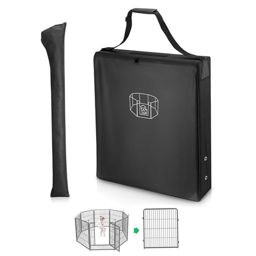 Lawnrden Dog Carry Bag, Waterproof Oxford Fabric Playpen Storage Bags with Handles, Suitable for Foldable Exercise Pet Playpens, for Camping and RV Trip, | Dog Travel Bag