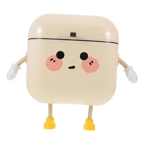 DIYEAH Contenitore della spazzatura da cucina secchio spazzatura cestino per la cucina cesto di rifiuti sospeso Beige