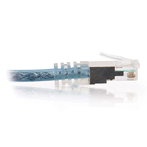 C2G Rj11 Ethernet Network Cable For Dsl Internet, 100 Foot Long, 28726 Transparent Blue #TOP3