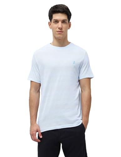 Image of U.S.Polo Association Men's Textured Slim Fit T-Shirt