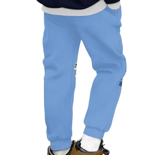 Boys Girls Sweatpants Casual Athletic Joggers Pants with Pockets Trousers 4-15Y2