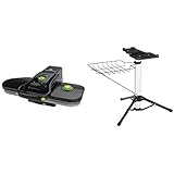 Steamfast SF-623 Mid-Size Steam Press with Multiple Fabric Settings and Steam Burst Function & A600-027 Steam Press Stand,Black