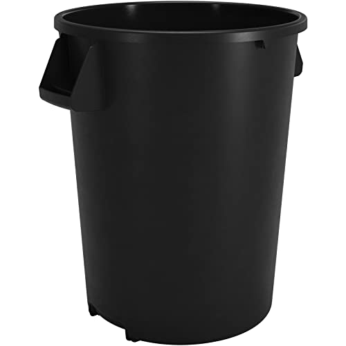 Image of SPARTA Bronco Waste Container Trash Container, Round Trash Bin for Disposal, 20 Gallons, Black (Pack of 5)