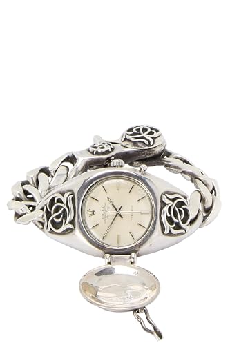 Pre-Loved Chrome Hearts x Rolex Stainless Steel Air-King Custom Band 35mm, Silver4