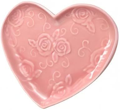 Pfaltzgraff Tearose Heart Salad Dessert Plate, 9 Pink