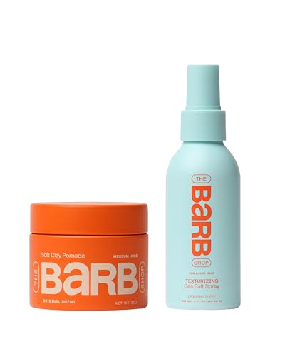 Barb Soft Clay Pomade & Sea Salt Spray For Men