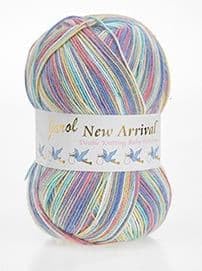 Jarol New Arrrival Baby Random Double Knit/DK Knitting & Crochet Yarn. Baby Yarn Available in a Selection of Variegated Shades, 100% Acrylic, 600 Metres, 200g Balls, Pack of 5, Blossom — image 1