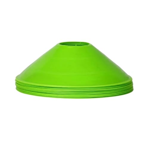 Anenog Soccer Cones for Training 20Pcs Colorful Football Training Equipment Thickened Plastic Stand Soccer Training Marker Agility Disc Cone for Sport Training(Green)