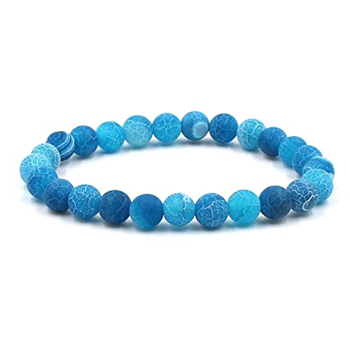 Bracelets de perles pour hommes en pierre colorée de 8mm de qualité supérieure