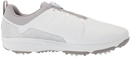Skechers-Torque-Twist-Botas-de-Golf-Impermeables-Zapatos-Hombre-Blanco-Gris-44-EU