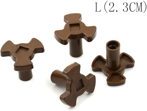 4 x Universal-Mikrowellen-Drehteller-Kupplung x 4 (Edelstahl), Mikrowellen-Zubehör