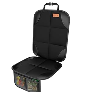 SMART ELF Car Seat Protector, [1 Pack] Large Auto Car Seat Protectors for Child Seats with Thickest Padding and Non-Slip…