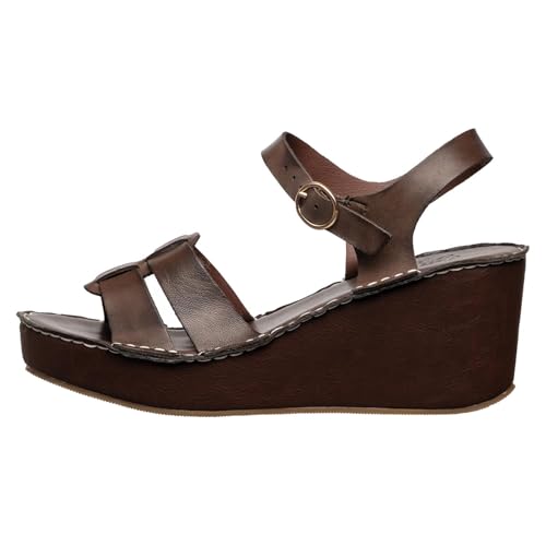 Antelope Women's Saya Leather Wedge Sandals2