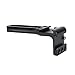 NICEYRIG Cold Shoe Extension Bar, Right Angle Dual Shoe Mounts Bracket with NATO Rail, 1/4' Threads - 376