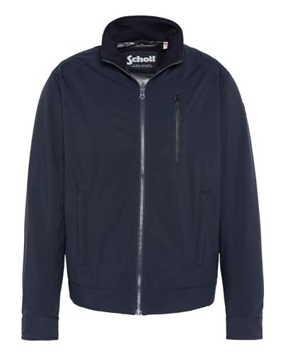 Schott NYC Butler Veste en cuir pour homme style motard élégant et urbain