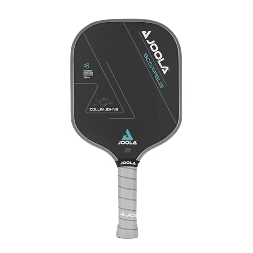 JOOLA Collin Johns Scorpeus Pickleball Paddle w/Charged Surface Technology for Increased Power & Feel - Fully Encased Carbon Fiber Pickleball Paddle w/Larger Sweet Spot - USAPA Approved. 16mm Core by JOOLA - Used condition - US$117.12