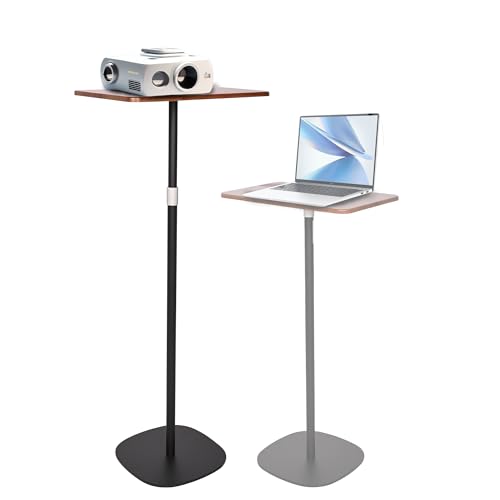 tonchean Projector Stand 46-120 cm Height Lectern Podium Stand Portable Standing Desk Table Laptop Floor Stand Holder for Teacher Podium Presentations Home Office Classroom Conference Rooms Bedrooms