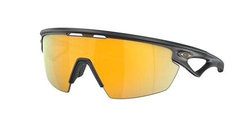 Oakley OO9403 Sphaera Sunglasses, Matte Carbon/Prizm 24K Polarized, 36 mm