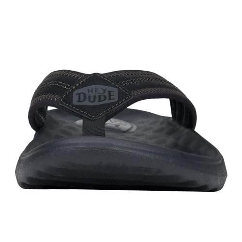 Image of HEYDUDE Men's Myers Flip Classic Sandal | Lightweight Flexible Outsole | Travel Ready Flip Flop