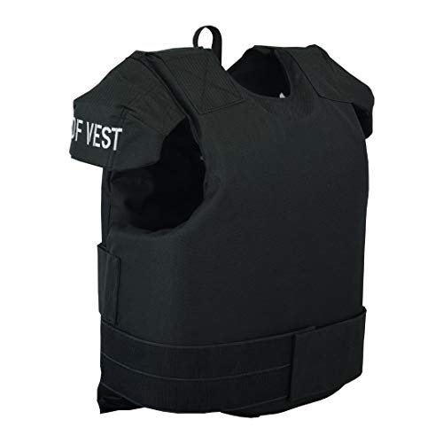 Krav Maga Slim Fit IDF-Weste Brustschutz Schwarz