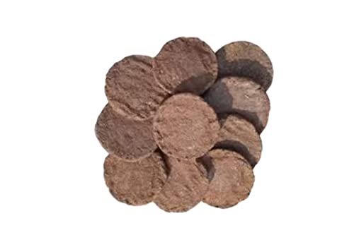 Image of Indigenous Holy Cow Dung Cake for havan Pooja, Handmade Desi Gau ke kande /Upla /uplay for Yagna Pooja & Religious-Activity (Upale /Kande, 11)