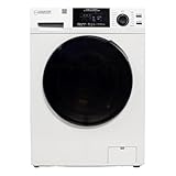 Pemberly Row All-in-One Washer Dryer VENTED-DRY FASTER than Condense 15lb 110V