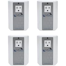 Shield Pure Power Plug-In 120V - Pure Power EMF Filter - Reduce EMF & EMI for Cleaner Power and Better Electronics Performance - Dirty Electricity Filter - 4 Pack