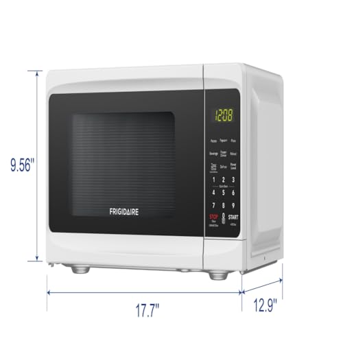 Frigidaire Countertop Microwave - Digital Control Panel - 6 Auto Cooking Settings - 10 Power Levels - Child Safety Lock - 0.7 Cu. Ft., White by Frigidaire - Image 5