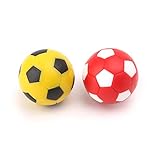 TIANQUXNGI 2 Pack Miniature Foosball Balls Replacements Table Soccer Balls 36mm Soccer Foosalls Regular Size Foosball Set of 2