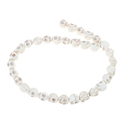 120pcsハロウィーンスケルトンホワイトコロフルミニチュアリアルな外観のアンティークカライトスカルスケルトンヘッドデコレーション