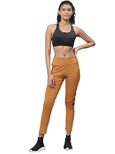 Image of CHKOKKO Women's High Rise Regular Fit Polyester Blend Sports Leggings (JSSTIGHT)